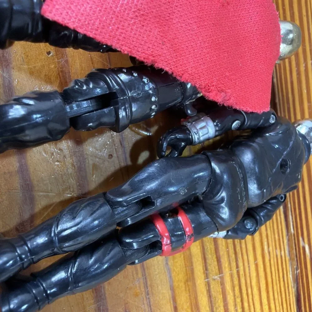 Vintage Hasbro G.I. Joe V1 Destro & 1988 V2 Destro (no Sword) Clean-Tight